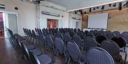 Eventlocation - Brandenburg - Fabriksaal mit Seminarbestuhlung (150 m²) - Lendelhaus & Historische Saftfabrik